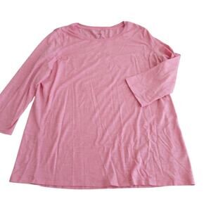 Wool-X 3/4  sleeve womens XL merino wool top